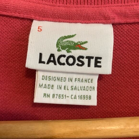 Lacoste Magenta Classic Fit Piqué Polo Shirt - Picture 3 of 5